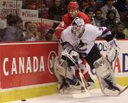 Garth Snow throwing a check